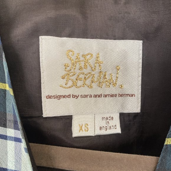 Tartan Plaid Spence Wrap Dress by Sara Berman, size XS - Picture 8 of 10